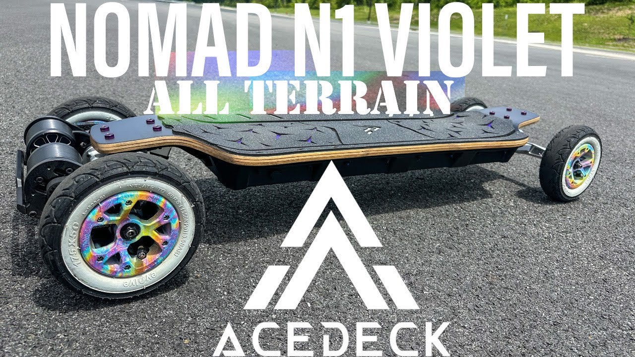 ACEDECK NOMAD N1 VIOLET BELT DRIVE ALL TERRAIN