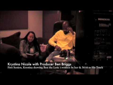 Krystina Nicole & Ben Briggs 1st Studio Session 'Ain't Gone Be Easy"