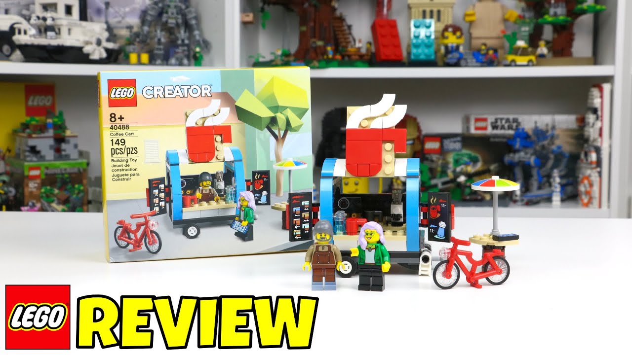 LEGO Creator Coffee Cart GWP Review ☕️ Set 40488 YouTube
