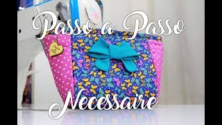 Passo a Passo – Necessaire Borboletas