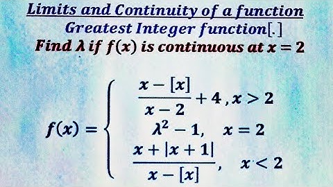 Limits involving greatest Integer Function and absolute value function.