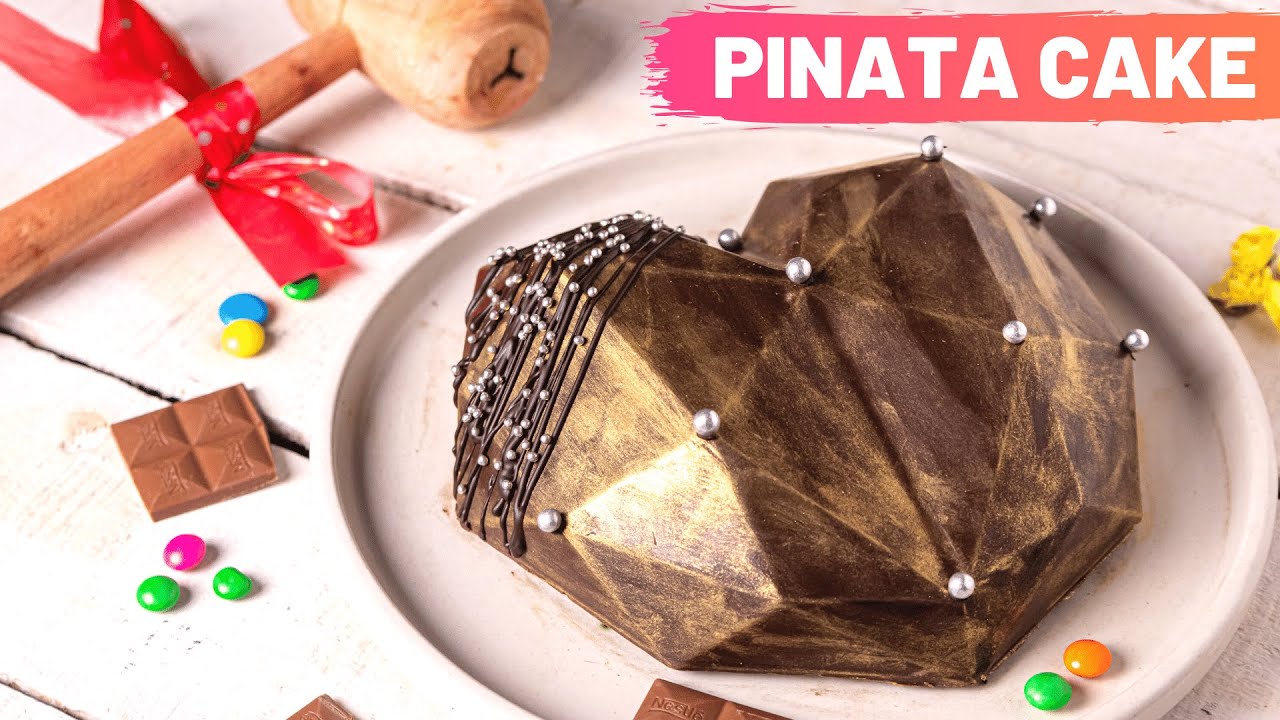 Chocolate Pinata Cake | Hammer Cake | Trending Cake Recipe | MintsRecipes