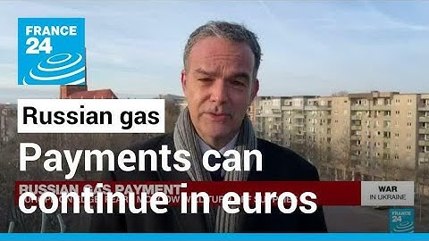 Russian gas payment: Putin tells Scholz payments can continue in euros • FRANCE 24 English