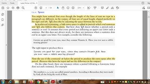 Latex in Simple Steps   How to Provide Extra Spaces