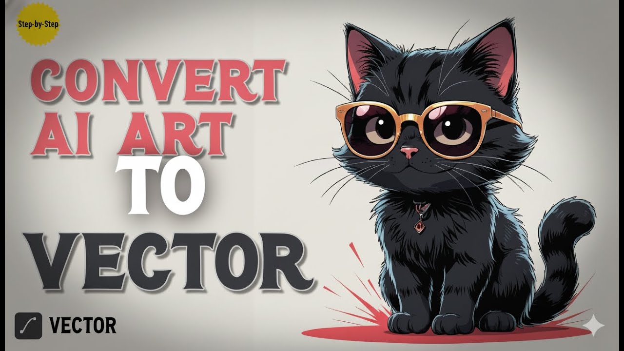How to convert an AI Image to Vector in illustrator with Image Trace ...