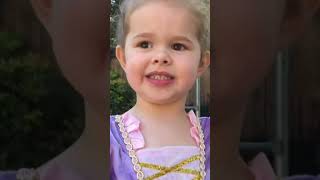 Giving My 3-Year-Old A Real Chameleon While Shes Dressed Up As Rapunzel