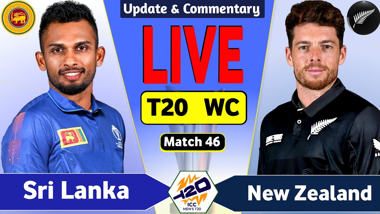 Sri Lanka vs New Zealand 46th T20 Live Match Today | SL vs NZ Live Score & Commentary