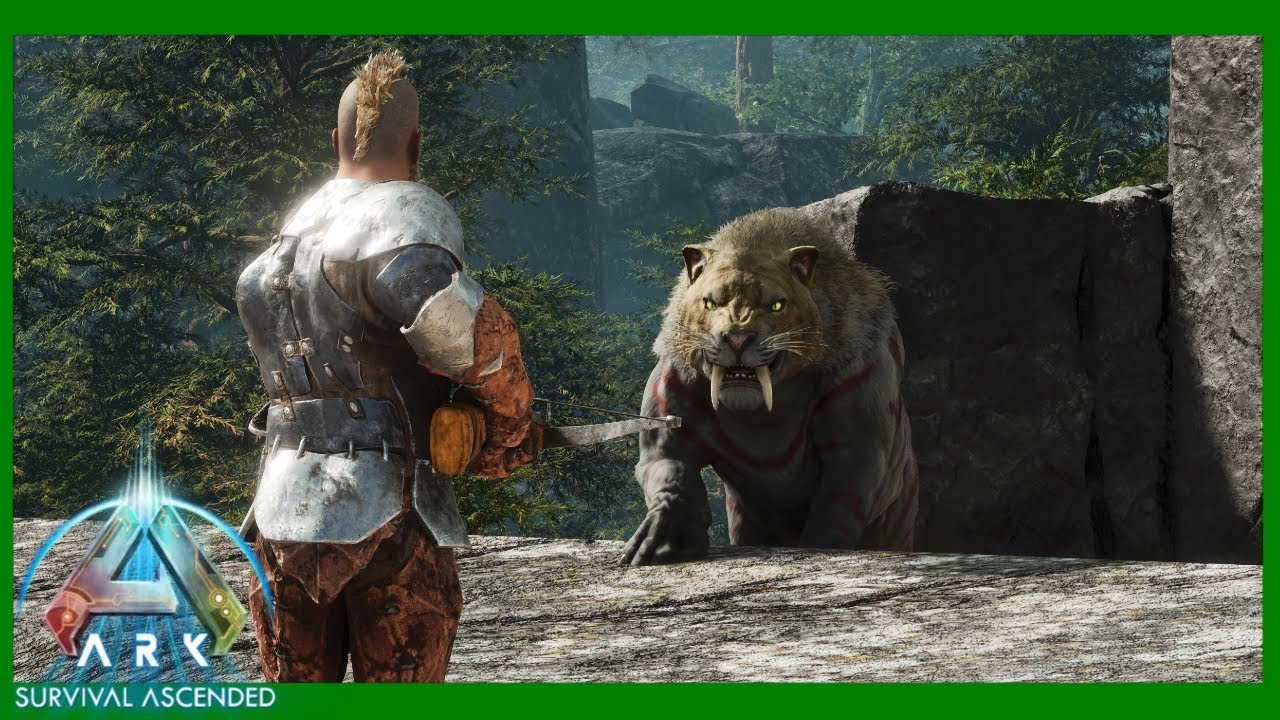 Ark Ascended Sabertooth _ (Primitiv) Sabertooth-Sattel – XTAEII