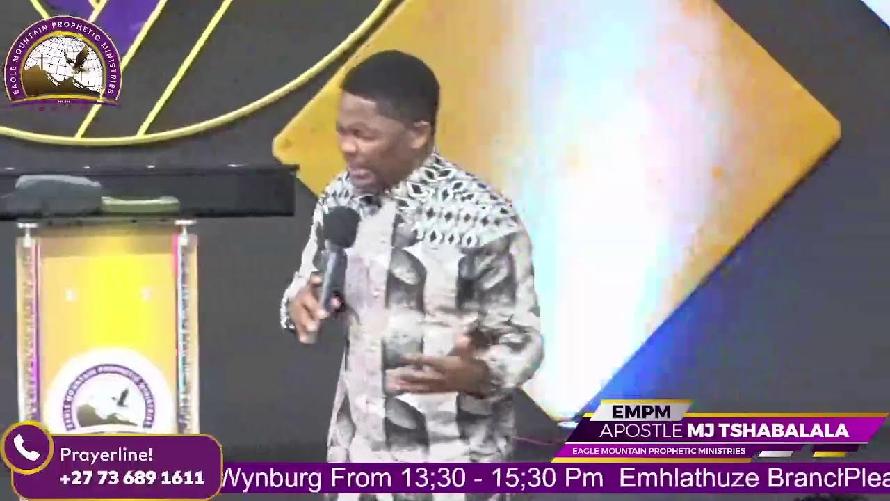 SUNDAY SERVICE LIVE WITH APOSTLE M.J TSHABALALA