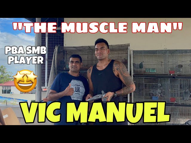 Vlog 051 Loft Visitor “THE MUSCLE MAN” VIC MANUEL || Master Pogi Banwait TV #vicmanuel  #celebrity class=