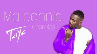 Ma bonnie - paroles