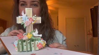 Real life look at cross easter card from hallmark