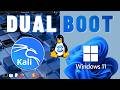 How to Dual Boot Kali Linux and Windows 10/11 — Complete Step-by-Step Guide for Beginners