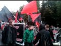 Колонна анархистов на марше Антикапитализм 2012