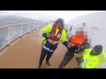 Viking Sky - Passenger evacuation from Viking Sky cruise ship by helicopter.