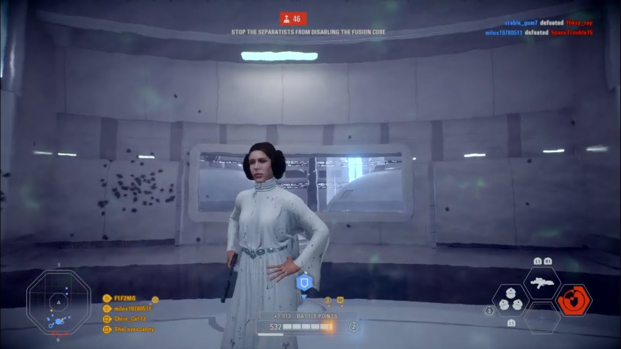 Princess Leia supports the clones! | Star Wars Battlefront 2 GA gameplay 