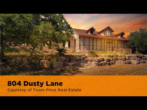 804 Dusty Lane, Pipe Creek, TX home video tour