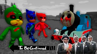 Pj Masks.exe Vs Thomas.exe In Minecraft - Coffin Meme