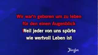 Video thumbnail of "Karaoke Geboren um zu leben - Unheilig *"