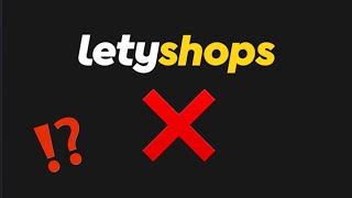 ⚡️Летишопс/ LetyShops НЕ РАБОТАЕТ!!