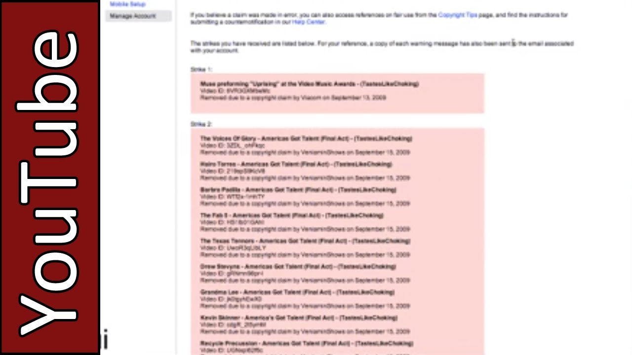 How to remove Copyright Strikes from your YouTube account! YouTube