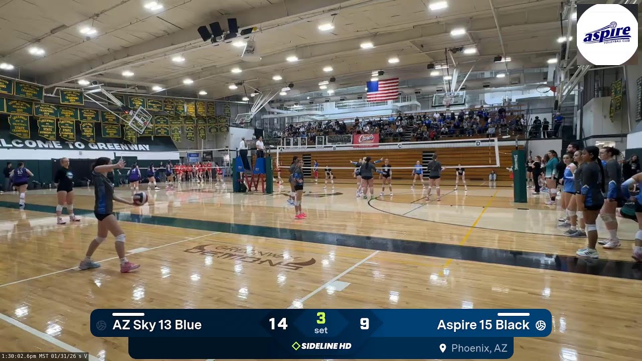 Aspire 15 Black vs. AZ Sky 13 Blue (2026.01.31)