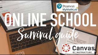 How to Get Straight A's in Online School: Pearson & Canvas Guide
