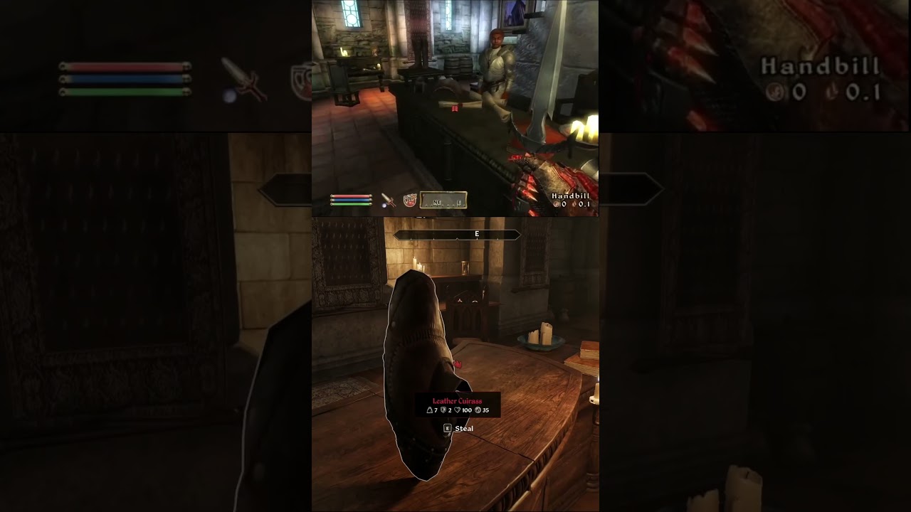 OBLIVION STOP! THIEF! - ORIGINAL VS. REMASTERED #elderscrolls