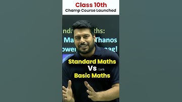 Standard Maths Vs Basic Maths 🔥 Which One To Choose? #class10maths #class10 #esaral