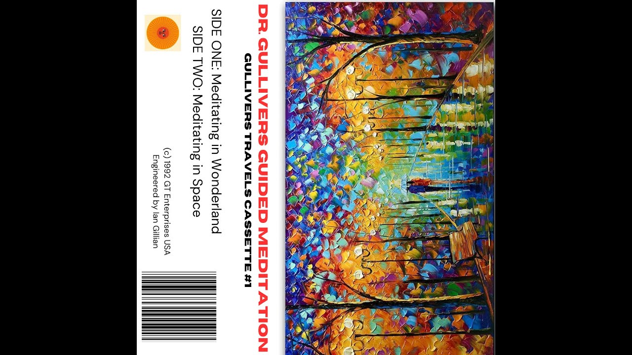 Vintage Guided Meditation Cassette from 1992 - Sleep, Anxiety, ASMR-style, Dark Screen