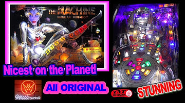 #1226 Williams THE MACHINE-BRIDE OF PINBOT-nicest on Planet Earth! TNT Amusements