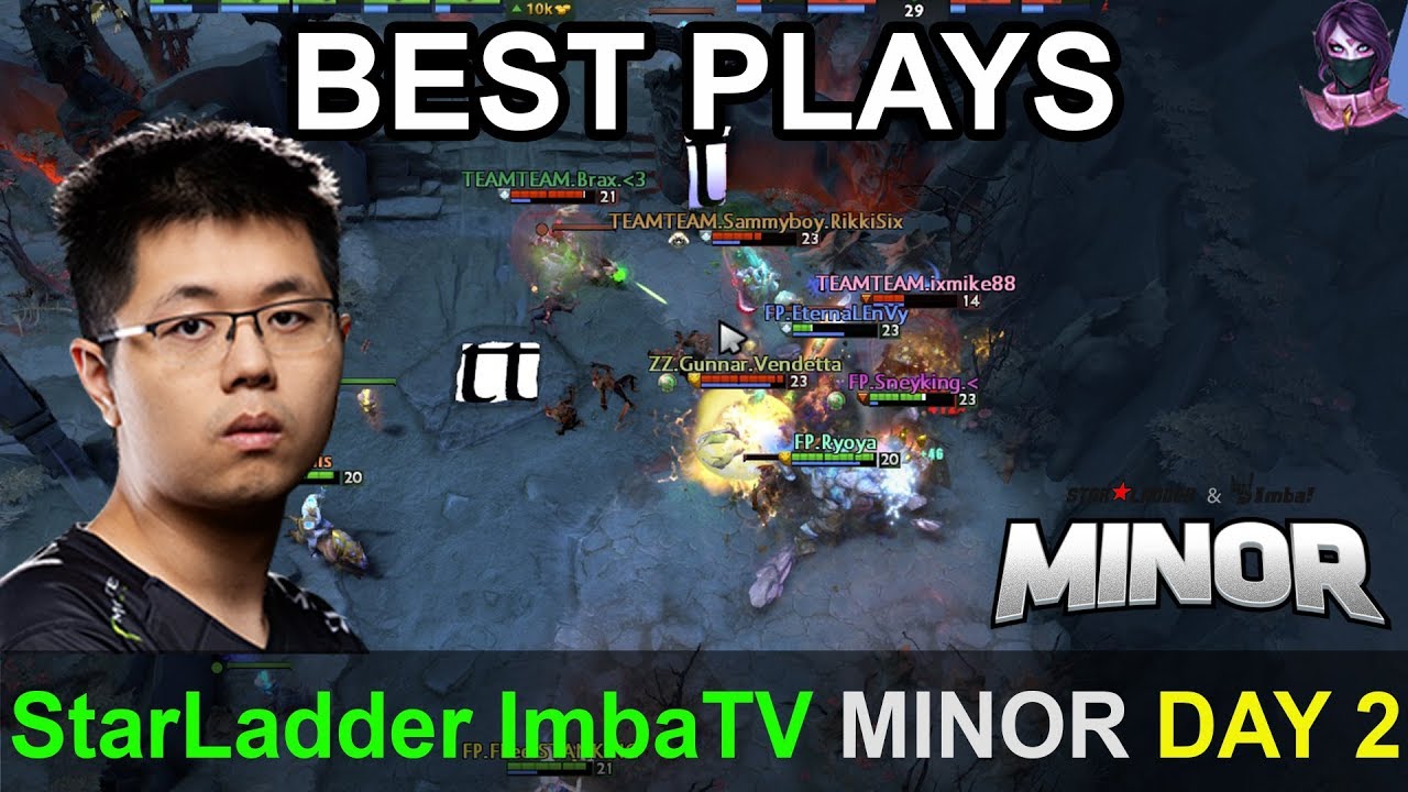 StarLadder ImbaTV Dota 2 Minor BEST PLAYS Qualifier Day 2 Highlights Dota 2 Time 2 Dota 