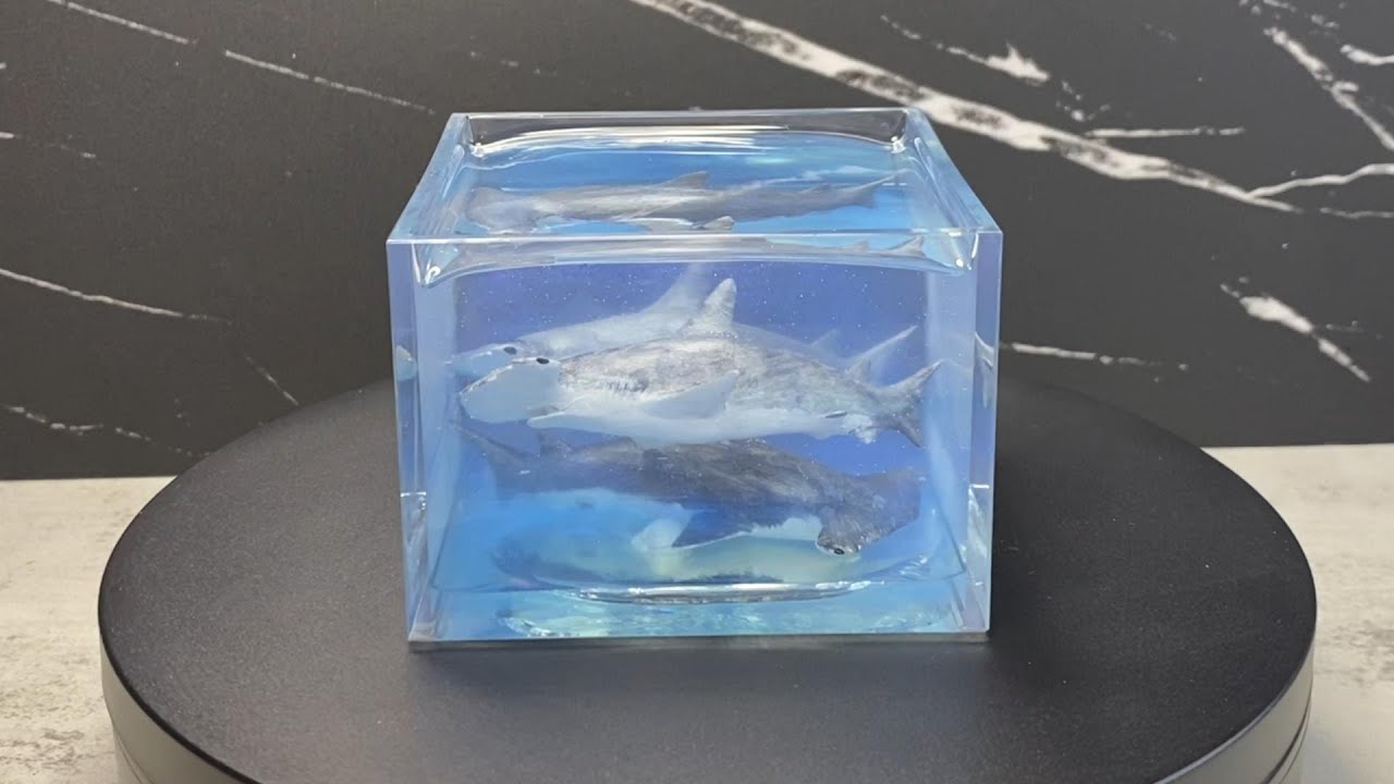 epoxy #resin #shark [Resin art] Hammerhead shark [レジンアート