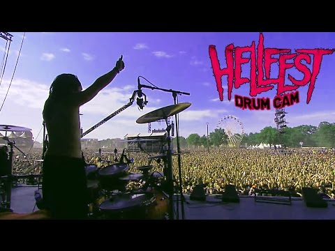 Franky Costanza Dagoba Hellfest Drumcam I Reptile