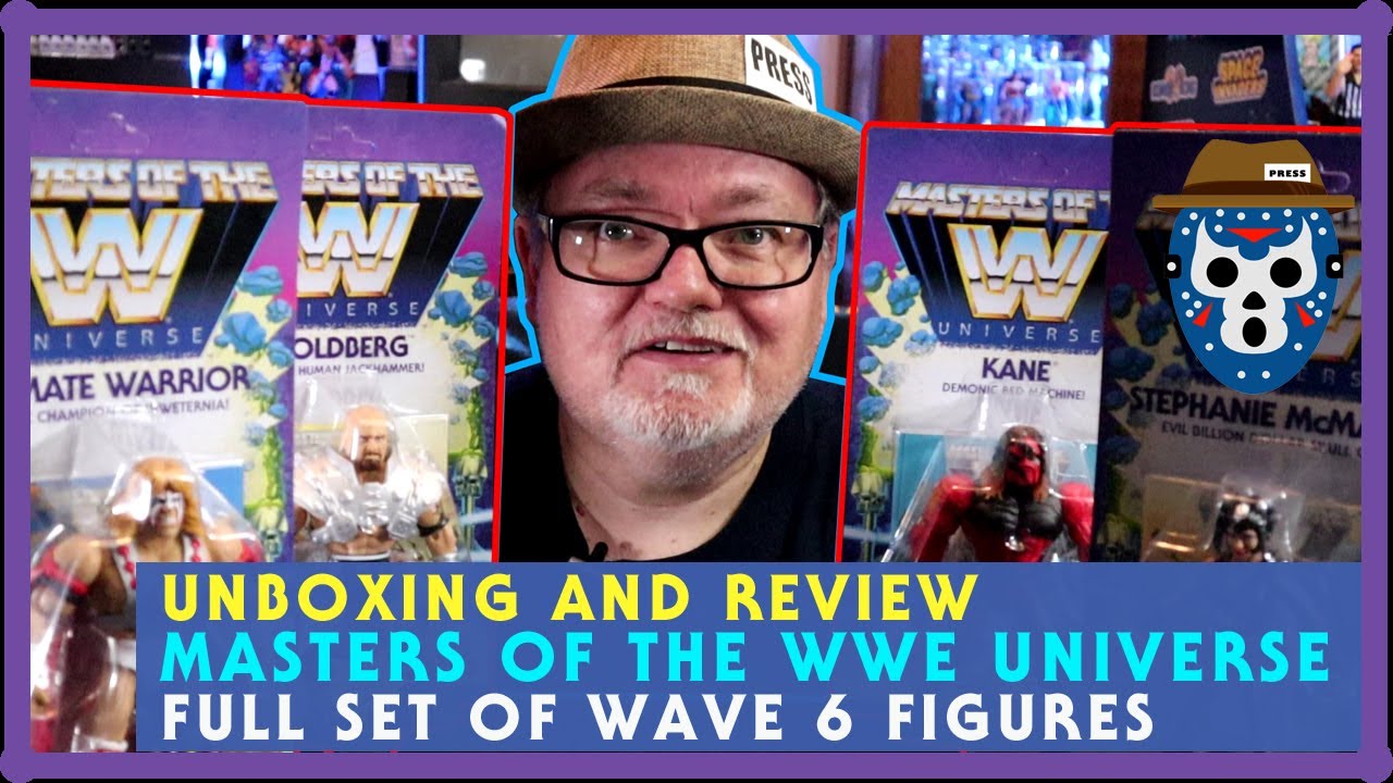 MASTERS OF THE WWE UNIVERSE Wave 6 Figures Unboxing and Review KANE,GOLDBERG,ULTIMATE WARRIOR, MOTU