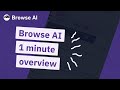 Browse AI 1-Minute Overview