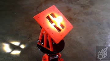 3D printed 2 axis solar tracker