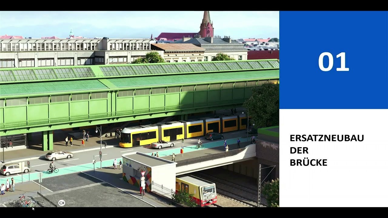 Informationsveranstaltung zum Ersatzneubau der Schönhauser Allee Brücke in Berlin-Pankow vom 10.4.25