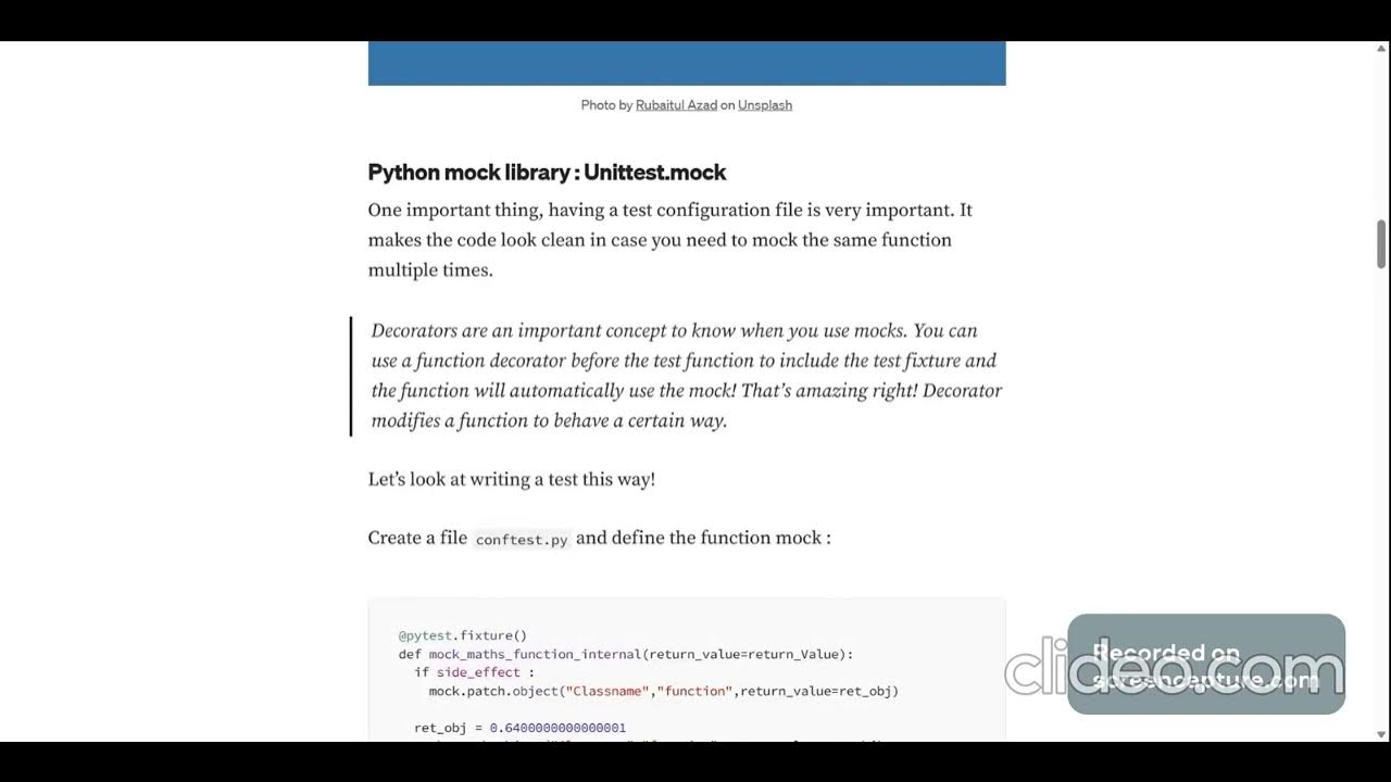 Learn Python Mocking with Unittest.mock | Python Code Nemesis - YouTube