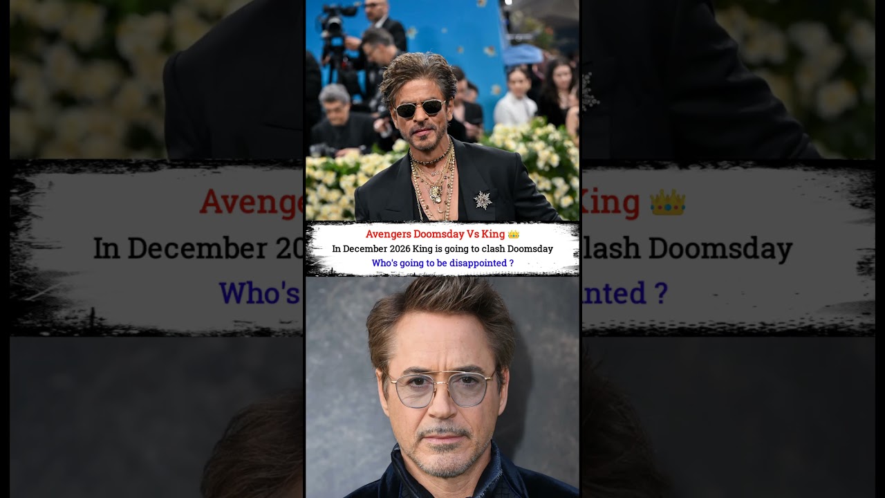 RDJ Vs SRK 🔥 #doomsday #marvel #srk #rdj