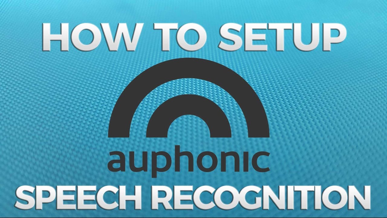 How to Setup Auphonic Speech Recognition for Automatic Transcription 1