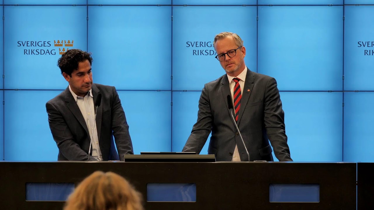 LIVE: Pressträff med Mikael Damberg och Ardalan Shekarabi