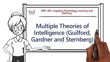 Multiple Theories of Intelligence | MPC-001: Cognitive Psychology, Learning and Memory | IGNOU