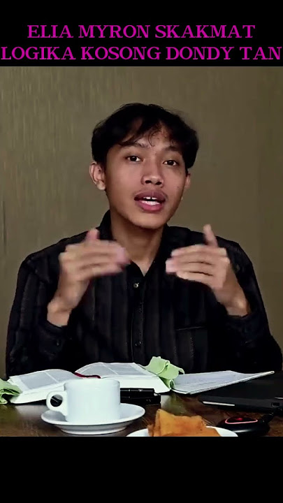 PEPESAN KOSONG DONDY TAN yg selalu digemborkan org islam  #eliamyron #dondytan #debatlintasagama