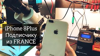 картинка: iPhone 8plus не включается для подписчика из Франции