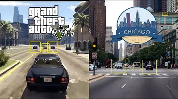 car detection comparison (GTA 5 vs Real life) using haar cascades