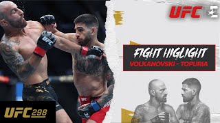DIT HAD NIEMAND VERWACHT 🤯 | VOLKANOVSKI 🆚 TOPURIA | UFC 298