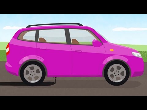 Мультфильм про фиолетовую машину