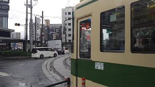【警笛あり】広電800形広島駅発車
