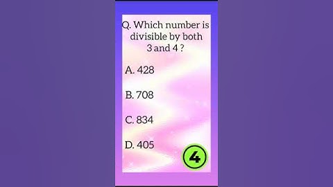 Quiz time - Divisibility test | Divisibility rules | #shortsvideo #shortsfeed #youtubeshorts #shorts